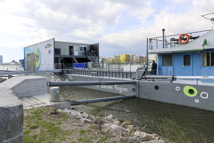 Bild 22 | Europas erste schwimmende Aufzuchtstation für Störe eröffnet auf der Donau in Wien